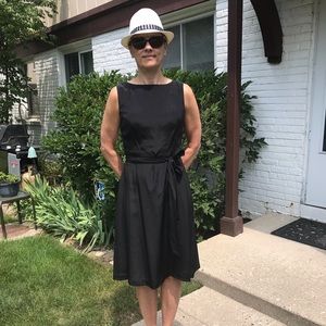 J. Peterman Sleeveless Low Back Dress